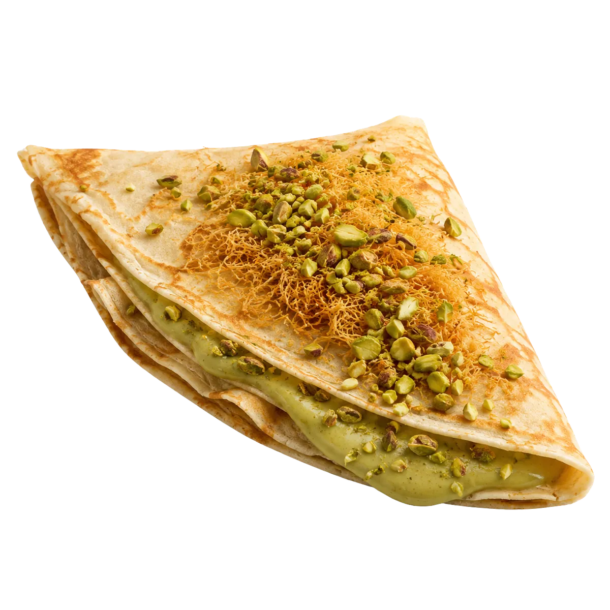 تقديم كنافة بالفستق